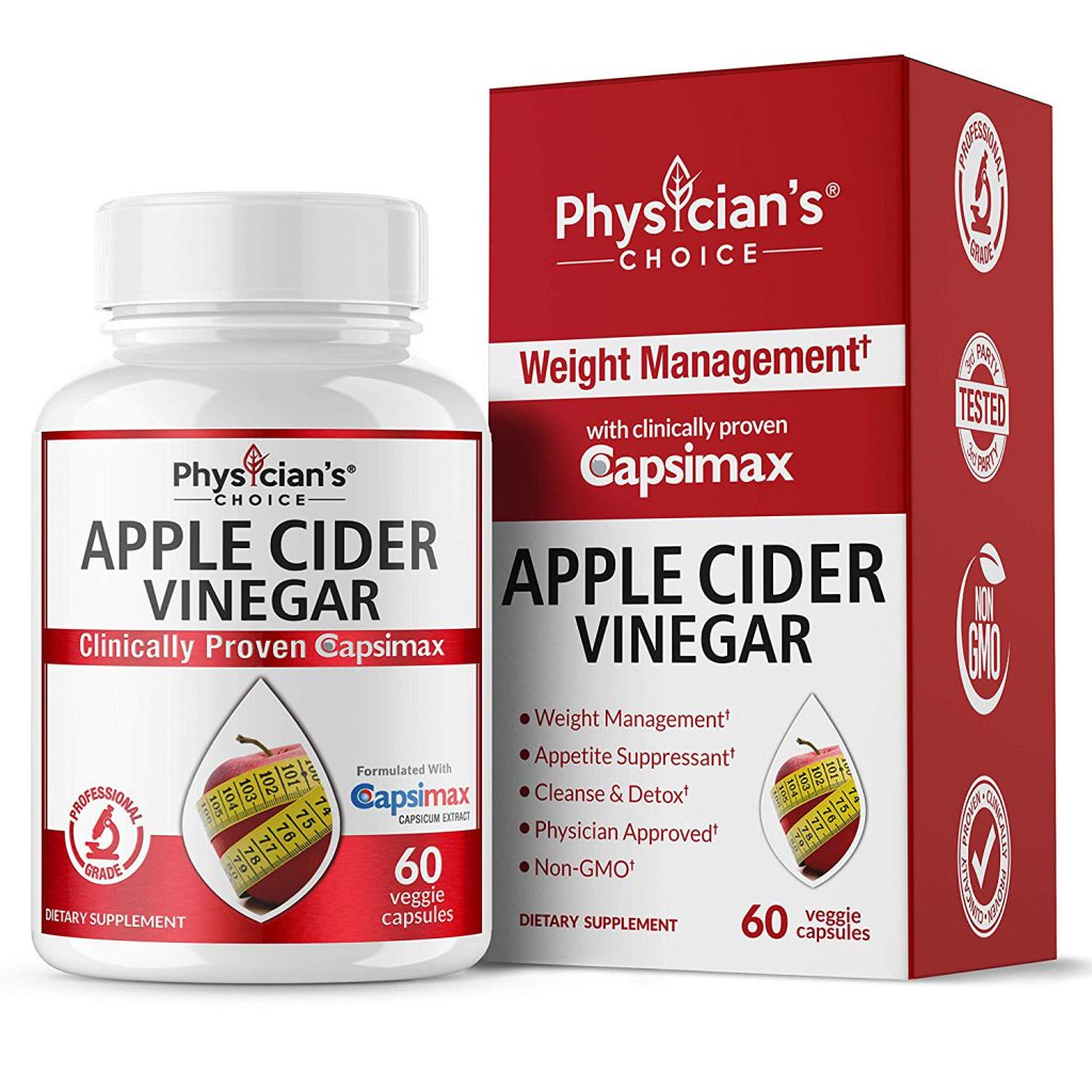 Organic Apple Cider Vinegar Capsules – 1000mg